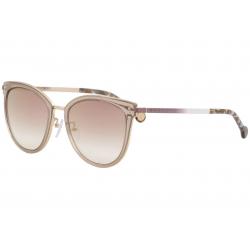 CH Carolina Herrera SHE102 SHE/102 8FCG Pink Fashion Cat Eye Sunglasses 53mm - Pink/Light Pink Gradient Gold Mirror   8FCG - Lens 53 Bridge 19 B 46 ED 59 Temple 135mm