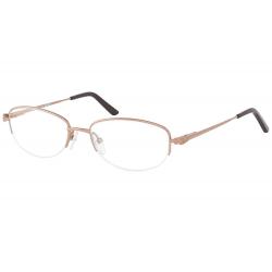 Tuscany Women's Eyeglasses 526 Half Rim Optical Frame - Brown   02 - Lens 53 Bridge 17 Temple 140mm