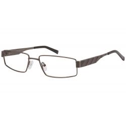Tuscany Men's Eyeglasses 545 Full Rim Optical Frame - Gunmetal   05 - Lens 55 Bridge 17 Temple 145mm