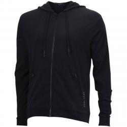 Hugo Boss Men's Interlock Cotton Zip Through Hooded Sweatshirt Jacket - Black - X Large