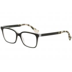Fendi Women's Eyeglasses FF0077 FF/0077 Full Rim Optical Frame - Black - Lens 50 Bridge 17 Temple 140mm