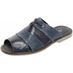 Bacco Bucci Men's Laguna Slip On Mule Sandals Shoes - Blue - 8 D(M) US