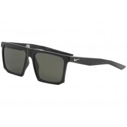Nike SB Men's Ledge EV1098 EV/1098 Sport Square Sunglasses - Black Silver/Polarized Grey   001 - Lens 56 Bridge 16 Temple 145mm