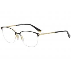 Nina Ricci Eyeglasses VNR085 VNR/085 0303 Black Half Rim Optical Frame 53mm - Shiny Black/Gold   0303 - Lens 53 Bridge 17 Temple 135mm