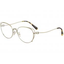 Coach Women's Eyeglasses HC5095 HC/5095 Full Rim Optical Frame - Light Gold   9005 - Lens 54 Bridge 18 B 42.5 ED 57 Temple 140mm