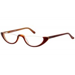 Tuscany Women's Eyeglasses 553 Half Rim Optical Frame - Brown   02 - Lens 47 Bridge 21 Temple 140mm