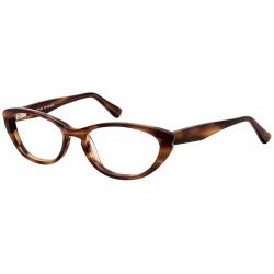 Tuscany Women's Eyeglasses 551 Full Rim Optical Frame - Brown   02 - Lens 52 Bridge 17 Temple 140mm