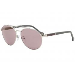CH Carolina Herrera SHE088 SHE/088 579G Palladium Fashion Pilot Sunglasses 57mm - Palladium Grey/Pink   579G - Lens 57 Bridge 16 B 49 ED 61 Temple 140mm