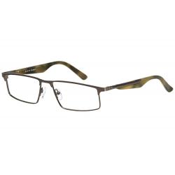 Tuscany Men's Eyeglasses 638 Full Rim Optical Frame - Gunmetal   05 - Lens 57 Bridge 16 Temple 145mm