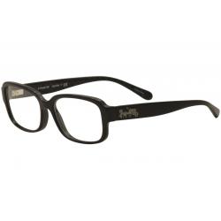 Coach Women's Eyeglasses HC6105 HC/6105 Signature Full Rim Optical Frame - Brown - Lens 53 Bridge 15 Temple 140mm