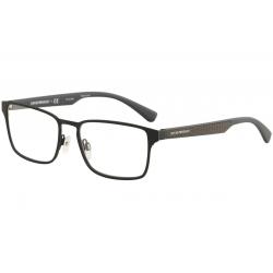 Emporio Armani Men's Eyeglasses EA1063 EA/1063 Full Rim Optical Frame - Petroleum Rubber   3184 - Lens 53 Bridge 17 Temple 140mm
