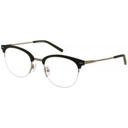 Tuscany Women's Eyeglasses 631 Half Rim Optical Frame - Black   04 - Lens 49 Bridge 21 Temple 145mm