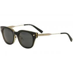 Dsquared2 Women's DQ0140 DQ/0140 Square Sunglasses - Shiny Black/Gold   05N - Lens 50 Bridge 20 Temple 150mm