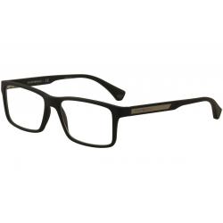 Emporio Armani Men's Eyeglasses EA3038 EA/3038 Full Rim Optical Frame - Black/Silver   5063 - Lens 54 Bridge 16 Temple 140mm