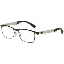 Emporio Armani Men's Eyeglasses EA1057 EA/1057 Full Rim Optical Frame - Brown - Lens 52 Bridge 17 B 35.2 ED 56.1 Temple 140mm