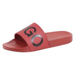 Hugo Boss Men's Timeout RB Slides Sandals Shoes - Bright Red - 11 D(M) US