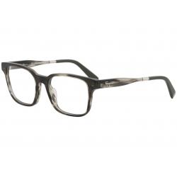 Salvatore Ferragamo Eyeglasses SF2787 SF/2787 027 Gray/Green Optical Frame 53mm - Striped Grey/Green   027 - Lens 53 Bridge 18 Temple 145mm