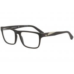 Emporio Armani Men's Eyeglasses EA3080 EA/3080 Full Rim Optical Frame - Brown - Lens 55 Bridge 18 B 40.3 ED 61.1 Temple 140mm