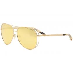 Michael Kors Women's Lai MK1024 MK/1024 Pilot Sunglasses - Rose Gold Silver Tort/Rose Gold Mirror   11751J - Lens 58 Bridge 13 Temple 135mm