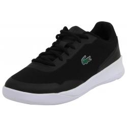 Lacoste Men's LT Spirit 117 1 Pique Canvas Sneakers Shoes - Black - 11 D(M) US