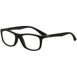 Ray Ban Men's Eyeglasses RB8951 RB/8951 Full Rim Optical Frame - Matte Black/Gray   5605 - Lens 53 Bridge 19 Temple 145mm
