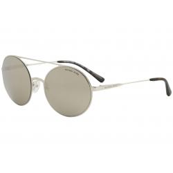 Michael Kors Women's Cabo MK1027 MK/1027 Fashion Round Sunglasses - Silver/Bronze Mirror   10016G - Lens 55 Bridge 19 Temple 135mm