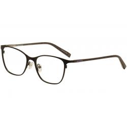 Converse Women's Eyeglasses Q202 Q/202 Stainless Steel Full Rim Optical Frames - Black - Lens 49 Bridge 17 Temple 135mm