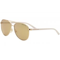 Michael Kors Women's Hvar MK5007 MK/5007 Pilot Sunglasses - Rose Gold White/Rose Gold Flash Mirror   1080R1  - Lens 59 Bridge 14 Temple 135mm