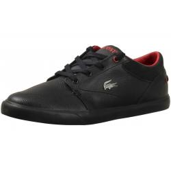 Lacoste Men's Bayliss Vulc 317 Sneakers Shoes - Black/Red - 10 D(M) US