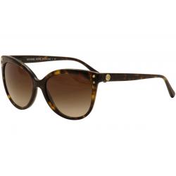 Michael Kors Women's Jan MK2045 MK/2045  Fashion Cat Eye Sunglasses - Dark Tortoise Gold/Brown Gradient   300613 -  Lens 55 Bridge 16 Temple 140mm