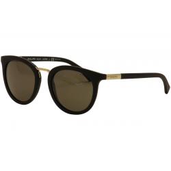 Ralph By Ralph Lauren Women's RA5207 RA/5207 Fashion Sunglasses - Matte Black Gold/Smoke    105873 - Lens 52 Bridge 21 Temple 135mm