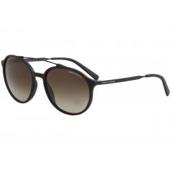 Armani Exchange Men's AX4069S AX/4069/S Fashion Round Sunglasses - Brown - Lens 57 Bridge 18 Temple 140mm