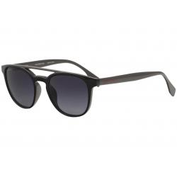 Converse Men's SCO049 SCO/049 Z93P Black Polarized Fashion Pilot Sunglasses 52mm - Black/Grey Polarized   Z93P - Lens 52 Bridge 21 Temple 145mm