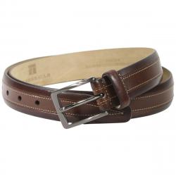 Trafalgar Men's Gabriel Casual Genuine Leather Belt - Brown - 36