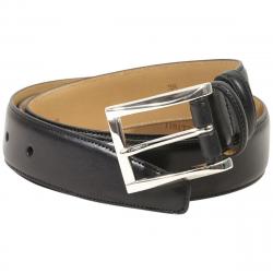 Trafalgar Men's Easton Genuine Leather Dress Belt - Black - 32