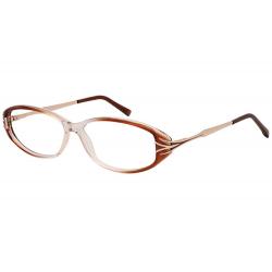 Bocci Women's Eyeglasses 366 Full Rim Optical Frame - Brown   02 - Lens 52 Bridge 12 Temple 140mm