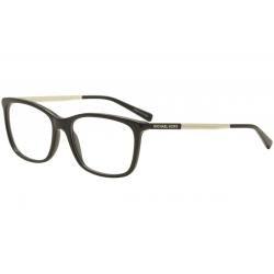 Michael Kors Women's Eyeglasses Vivianna II MK4030 4030 Full Rim Optical Frame - Black/Silver   3163 - Lens 54 Bridge 16 Temple 135mm