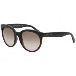 Michael Kors Women's Cartagena MK2059 MK/2059 Fashion Round Sunglasses - Black Milky Merlot/Peach Gradient   331513 - Lens 54 Bridge 19 Temple 140mm