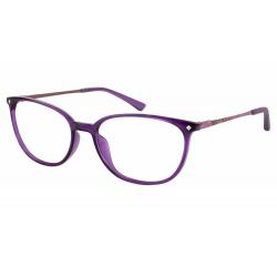 Aristar by Charmant Women's Eyeglasses AR18431 AR/18431 Full Rim Optical Frame - Purple   577 - Lens 51 Bridge 16 Temple 135mm