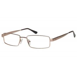 Bocci Men's Eyeglasses 343 Full Rim Optical Frame - Brown   02 - Lens 52 Bridge 18 Temple 145mm
