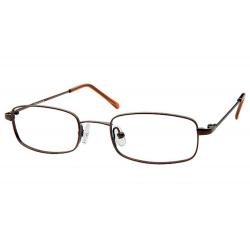 Bocci Men's Eyeglasses 347 Full Rim Optical Frame - Brown   02 - Lens 43 Bridge 18 Temple 135mm