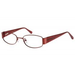 Bocci Women's Eyeglasses 349 Full Rim Optical Frame - Burgundy   03 - Lens 50 Bridge 18 Temple 140mm
