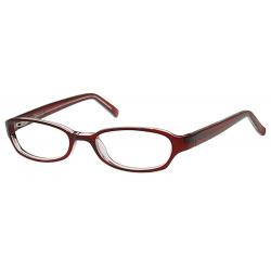 Bocci Women's Eyeglasses 350 Full Rim Optical Frame - Burgundy   03 - Lens 46 Bridge 17 Temple 135mm