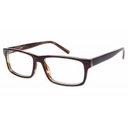 Aristar by Charmant Men's Eyeglasses AR18642 AR/18642 Full Rim Optical Frame - Brown   535 - Lens 55 Bridge 16 Lens 145mm