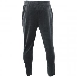 Fila Men's Velour Slim Fit Sport Gym Pant - Black Heather/Black - 4X Large