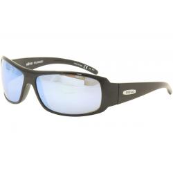 Revo Men's Gunner RE5010 RE/5010 Wrap Sunglasses - Black - Lens 66 Bridge 14 Temple 118mm