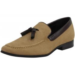 Giorgio Brutini Men's Nyquist Slip On Tassel Loafers Shoes - Brown - 12 D(M) US