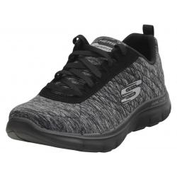 Skechers Women's Flex Appeal 2.0 Memory Foam Sneakers Shoes - Black - 6.5 B(M) US
