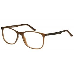 Bocci Men's Eyeglasses 383 Full Rim Optical Frame - Brown   02 - Lens 52 Bridge 16 Temple 140mm