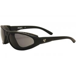 7Eye Men's AirShield Cyclone Wrap Sunglasses - Black - Medium   Large